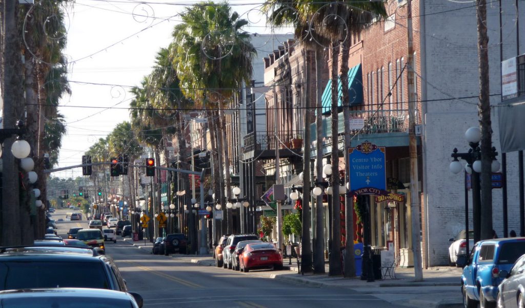 Main Street in Ybor City Florida