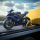 motorcycle on a trailer